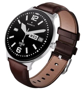 Smartwatch męski Garett Quantum Glow srebrny stalowy AMOLED 1,43″ + pasek skórzany (7).jpg